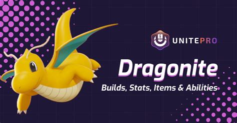 Pokémon UNITE Dragonite Builds, Moves, Stats, Emblems.